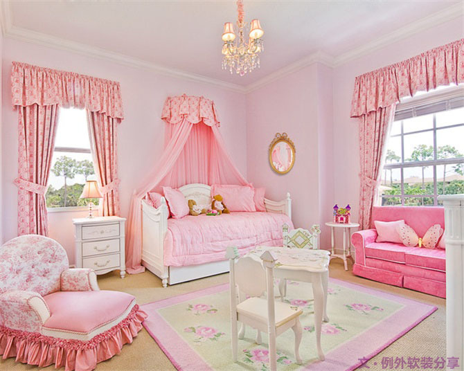 國外流行的公主房設計，大人孩子一起稀罕！