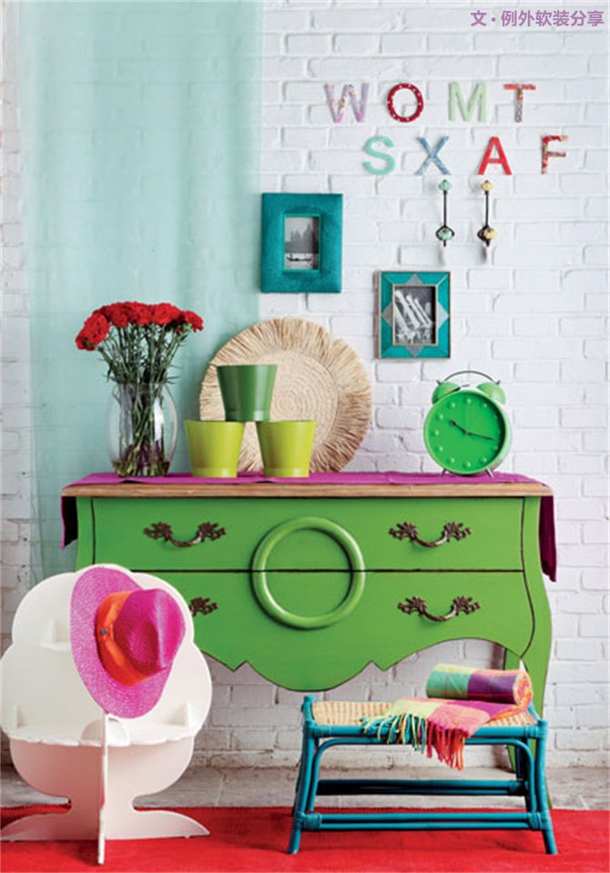 字母熱潮，走進家居軟裝搭配設計！