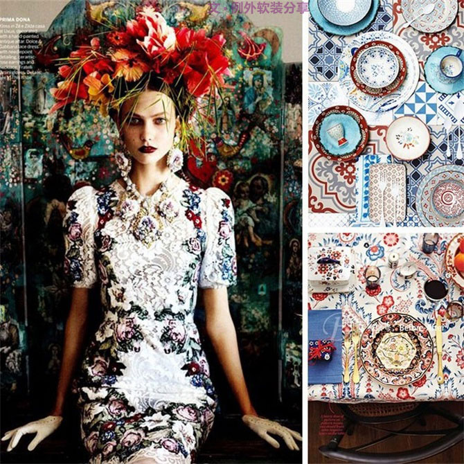 室內(nèi)軟裝設(shè)計(jì)瓷盤(pán)從飯桌跑到墻上啦！