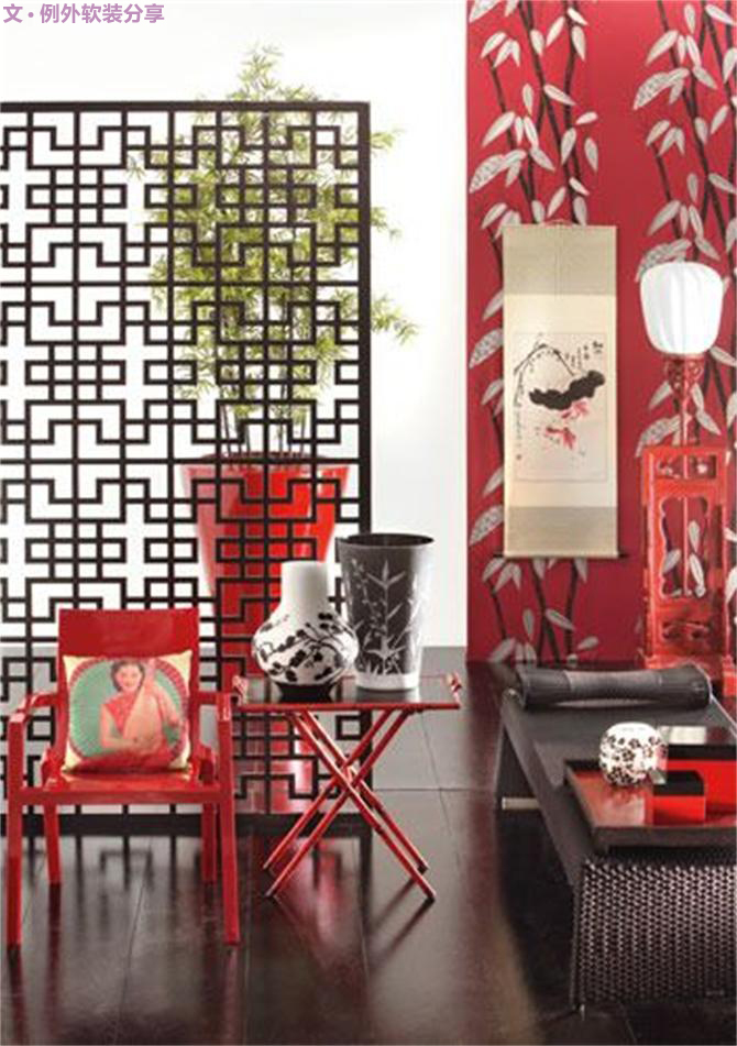 屏風(fēng)穿越千年的古韻馨香之軟裝設(shè)計搭配-別墅設(shè)計,軟裝設(shè)計,室內(nèi)設(shè)計,豪宅設(shè)計,深圳例外軟裝設(shè)計公司