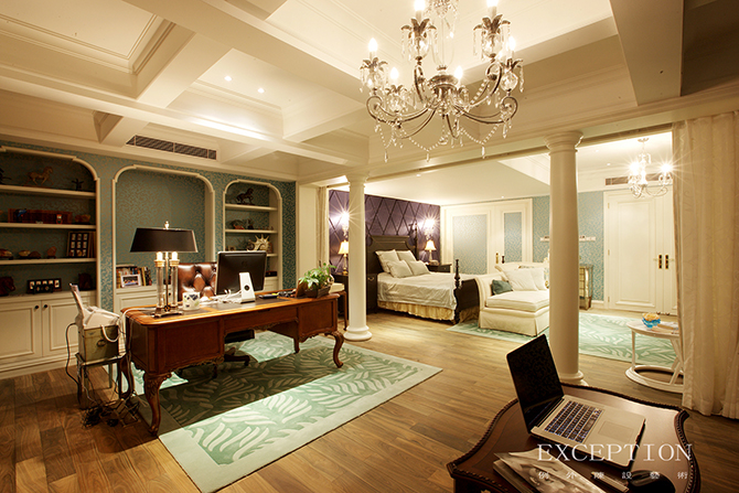 書房還能這樣設(shè)計，漲姿勢了！-別墅設(shè)計,軟裝設(shè)計,室內(nèi)設(shè)計,豪宅設(shè)計,深圳例外軟裝設(shè)計公司