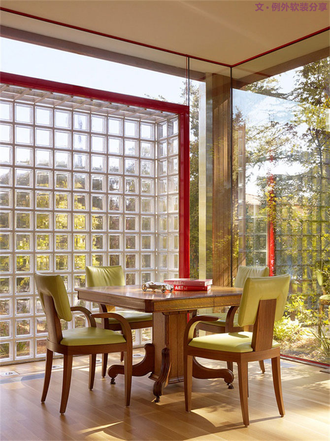 玻璃磚設(shè)計師這樣用，驚艷了N次！-別墅設(shè)計,軟裝設(shè)計,室內(nèi)設(shè)計,豪宅設(shè)計,深圳例外軟裝設(shè)計公司