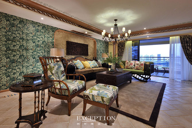 春風十里，不如室內(nèi)這抹綠“迷醉”你！-別墅設計,軟裝設計,室內(nèi)設計,豪宅設計,深圳例外軟裝設計公司