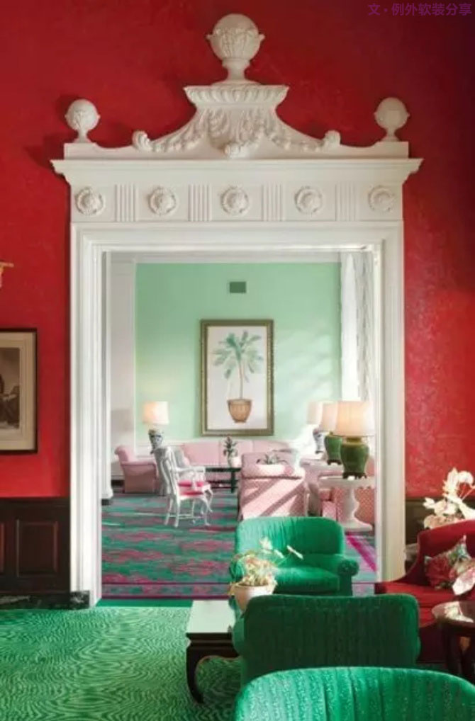 【例外·愛(ài)出色】紅配綠，丑得哭？-別墅設(shè)計(jì),軟裝設(shè)計(jì),室內(nèi)設(shè)計(jì),豪宅設(shè)計(jì),深圳例外軟裝設(shè)計(jì)公司