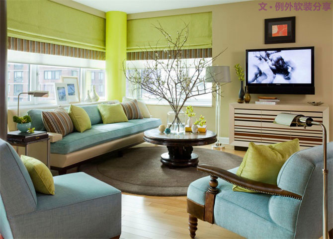 綠色大行其道，設(shè)計師們都愛得不要不要的-別墅設(shè)計,軟裝設(shè)計,室內(nèi)設(shè)計,豪宅設(shè)計,深圳例外軟裝設(shè)計公司