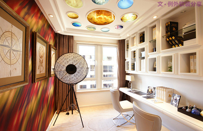 有種書房設(shè)計(jì)，叫做不用一絲不茍！-別墅設(shè)計(jì),軟裝設(shè)計(jì),室內(nèi)設(shè)計(jì),豪宅設(shè)計(jì),深圳例外軟裝設(shè)計(jì)公司
