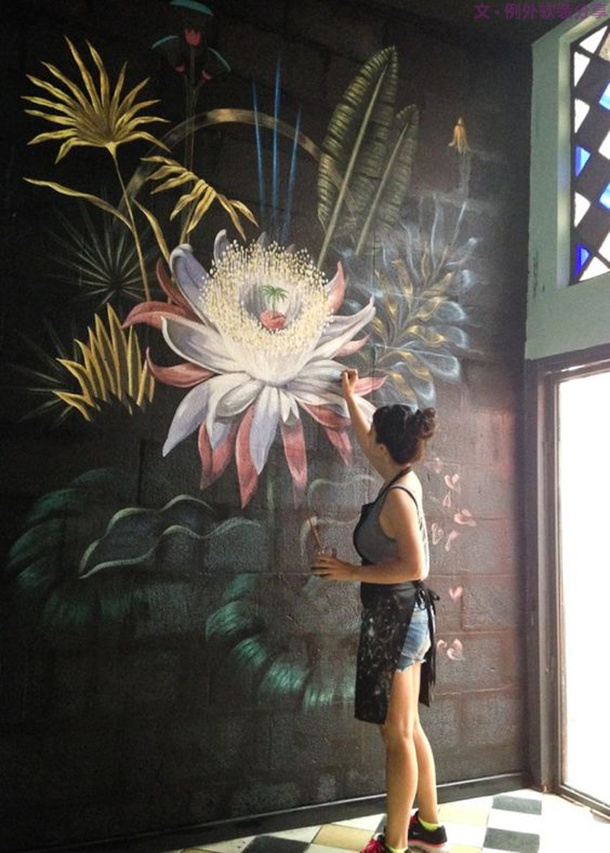 你家墻面還在留白？現(xiàn)在都流行這么玩，美爆了！-別墅設(shè)計,軟裝設(shè)計,室內(nèi)設(shè)計,豪宅設(shè)計,深圳例外軟裝設(shè)計公司