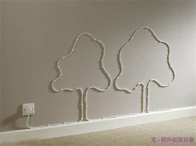 大膽裸露電線，讓它成為一道風(fēng)景線！-別墅設(shè)計,軟裝設(shè)計,室內(nèi)設(shè)計,豪宅設(shè)計,深圳例外軟裝設(shè)計公司