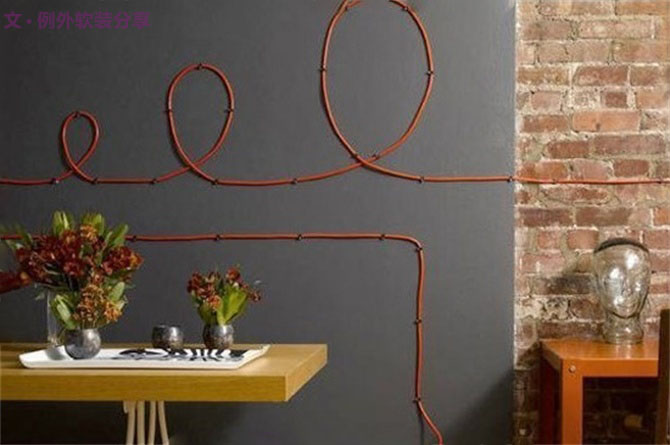 大膽裸露電線，讓它成為一道風(fēng)景線！-別墅設(shè)計,軟裝設(shè)計,室內(nèi)設(shè)計,豪宅設(shè)計,深圳例外軟裝設(shè)計公司