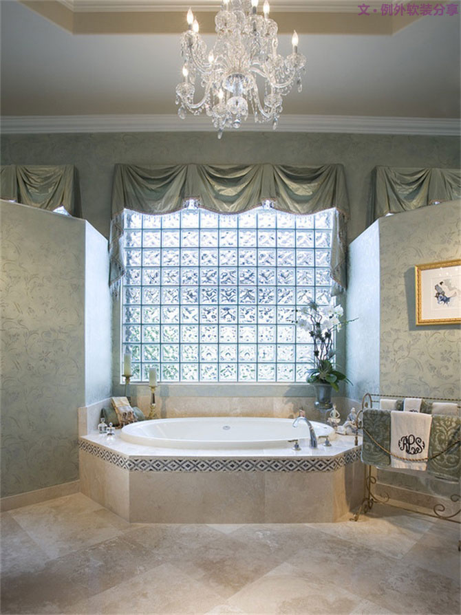 玻璃磚設(shè)計師這樣用，驚艷了N次！-別墅設(shè)計,軟裝設(shè)計,室內(nèi)設(shè)計,豪宅設(shè)計,深圳例外軟裝設(shè)計公司