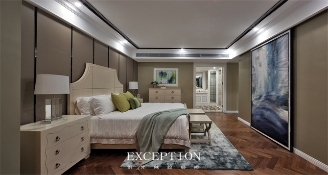 一幅畫讓家驚艷，軟裝設(shè)計師搭配有妙法！-別墅設(shè)計,軟裝設(shè)計,室內(nèi)設(shè)計,豪宅設(shè)計,深圳例外軟裝設(shè)計公司