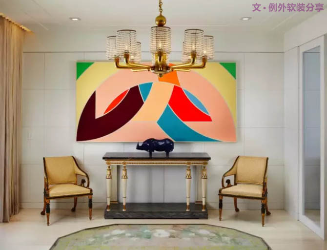 你的房子為什么土？因?yàn)樯倭艘环@樣的藝術(shù)畫(huà)-別墅設(shè)計(jì),軟裝設(shè)計(jì),室內(nèi)設(shè)計(jì),豪宅設(shè)計(jì),深圳例外軟裝設(shè)計(jì)公司