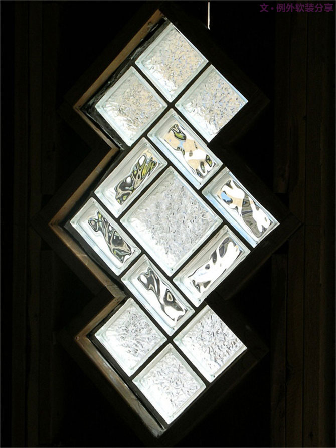 玻璃磚設(shè)計師這樣用，驚艷了N次！-別墅設(shè)計,軟裝設(shè)計,室內(nèi)設(shè)計,豪宅設(shè)計,深圳例外軟裝設(shè)計公司