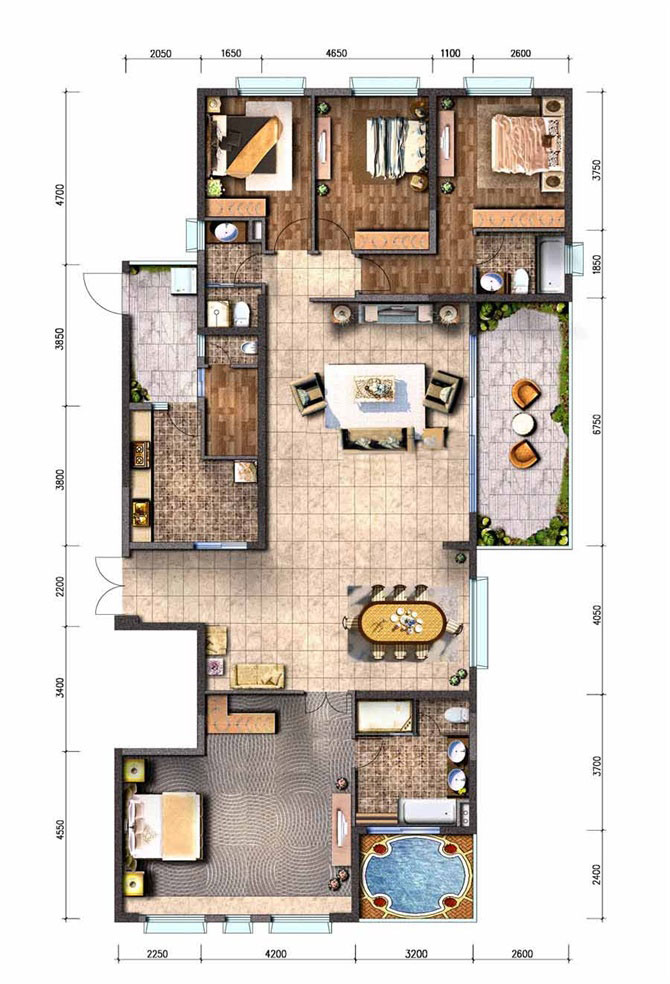 蘭江山第花園豪宅室內(nèi)軟裝設(shè)計動態(tài)-別墅設(shè)計,軟裝設(shè)計,室內(nèi)設(shè)計,豪宅設(shè)計,深圳例外軟裝設(shè)計公司