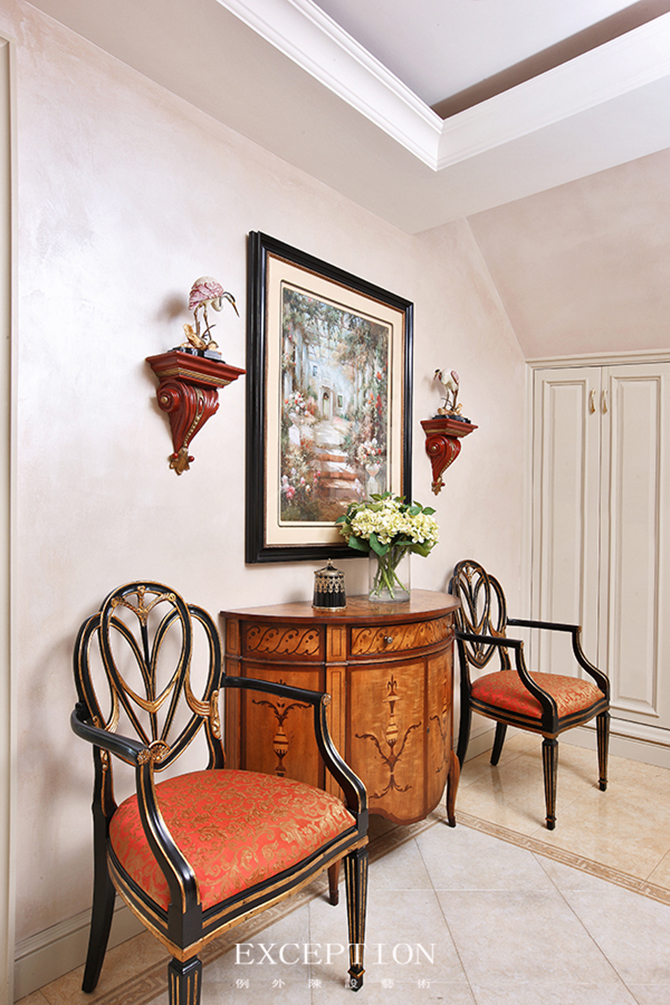 一幅畫讓家驚艷，軟裝設(shè)計師搭配有妙法！-別墅設(shè)計,軟裝設(shè)計,室內(nèi)設(shè)計,豪宅設(shè)計,深圳例外軟裝設(shè)計公司