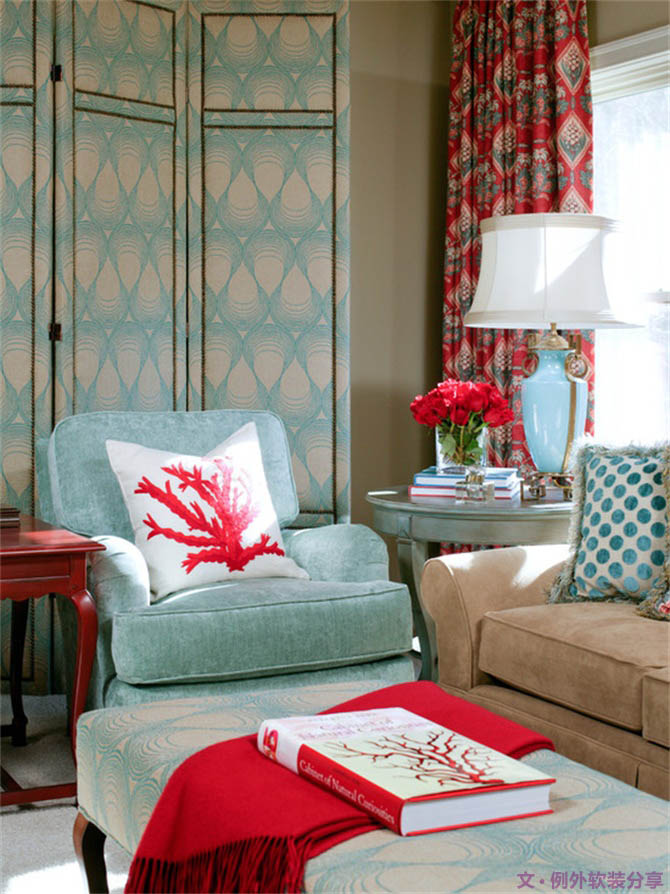 看國外室內(nèi)設(shè)計師如何玩轉(zhuǎn)中國紅！-別墅設(shè)計,軟裝設(shè)計,室內(nèi)設(shè)計,豪宅設(shè)計,深圳例外軟裝設(shè)計公司