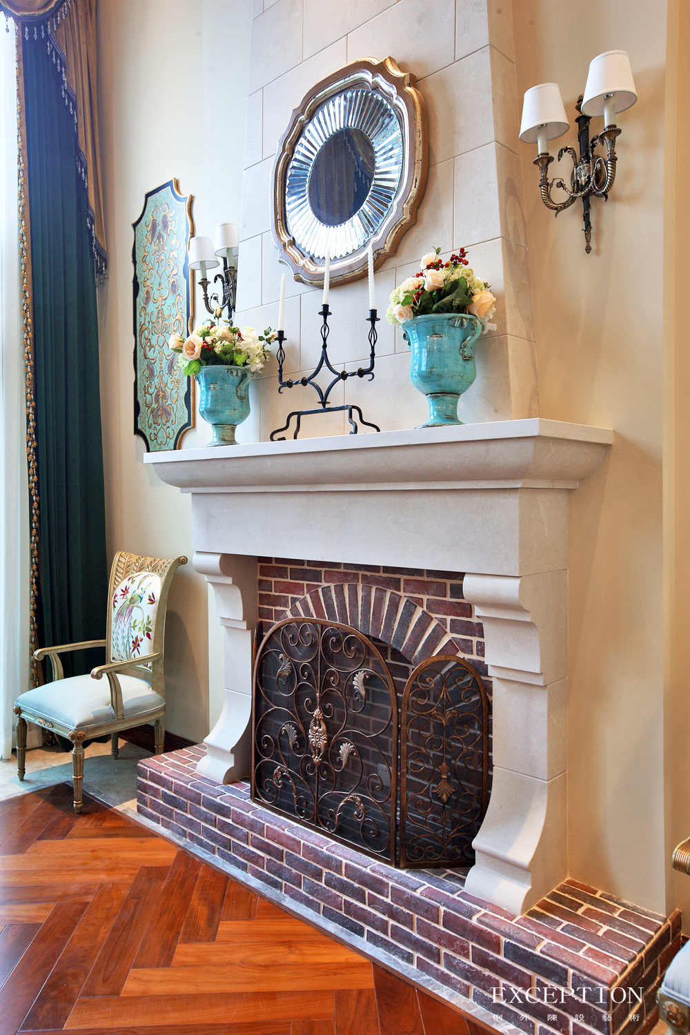 春暖花開，給家也增添一抹色彩-別墅設(shè)計(jì),軟裝設(shè)計(jì),室內(nèi)設(shè)計(jì),豪宅設(shè)計(jì),深圳例外軟裝設(shè)計(jì)公司