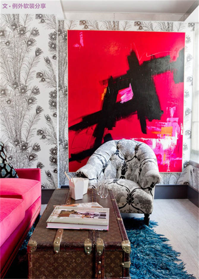 室內(nèi)設(shè)計(jì)師大膽用色裝飾房間！-別墅設(shè)計(jì),軟裝設(shè)計(jì),室內(nèi)設(shè)計(jì),豪宅設(shè)計(jì),深圳例外軟裝設(shè)計(jì)公司