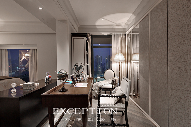 書房還能這樣設(shè)計，漲姿勢了！-別墅設(shè)計,軟裝設(shè)計,室內(nèi)設(shè)計,豪宅設(shè)計,深圳例外軟裝設(shè)計公司