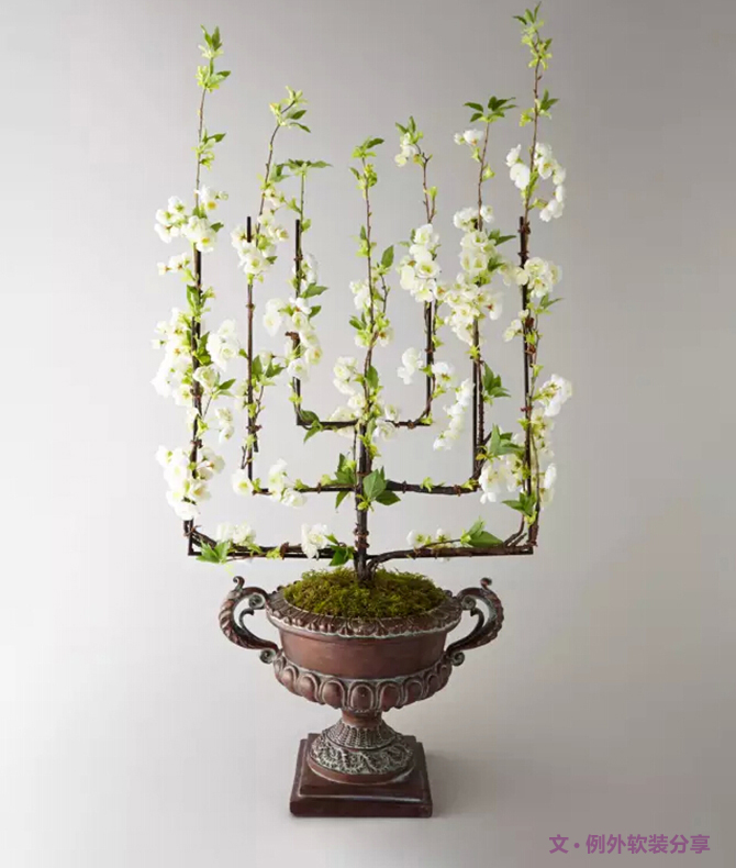 這才叫真正的花藝，你那只算小盆綠植（下）-別墅設(shè)計,軟裝設(shè)計,室內(nèi)設(shè)計,豪宅設(shè)計,深圳例外軟裝設(shè)計公司