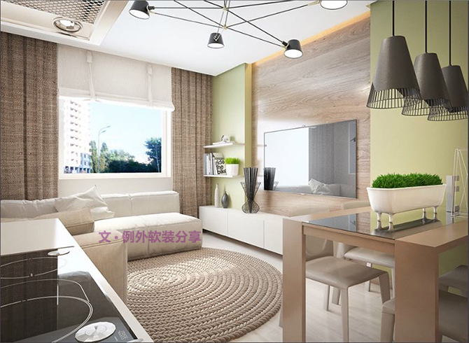 烏克蘭小清新公寓室內設計-別墅設計_軟裝設計_室內設計_豪宅設計-深圳例外軟裝設計公司