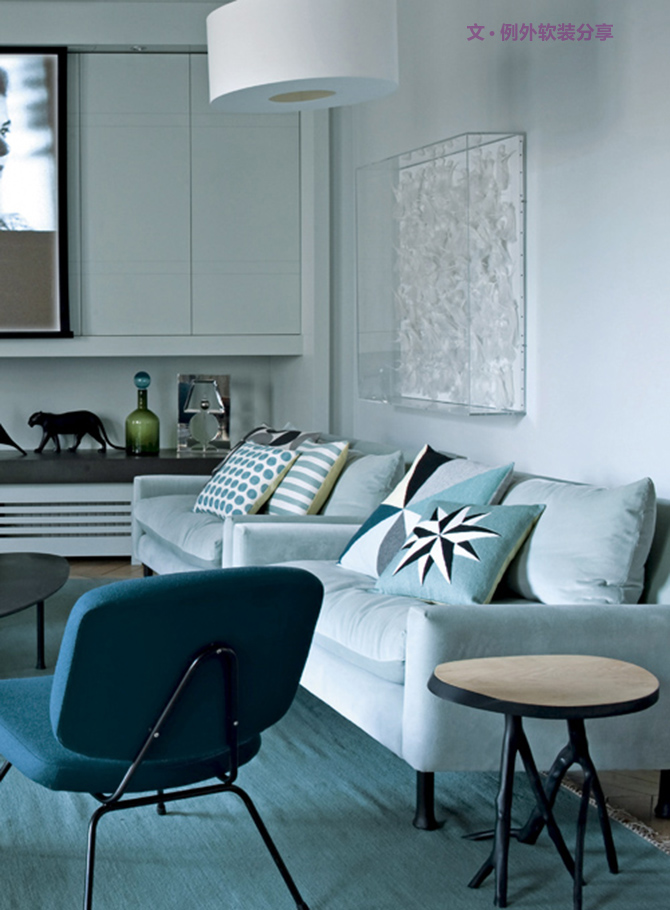 深海密語——藍(lán)色海洋公寓設(shè)計-別墅設(shè)計,軟裝設(shè)計,室內(nèi)設(shè)計,豪宅設(shè)計,深圳例外軟裝設(shè)計公司