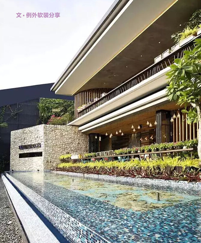 熱帶景觀生態(tài)餐廳，讓你未吃先醉