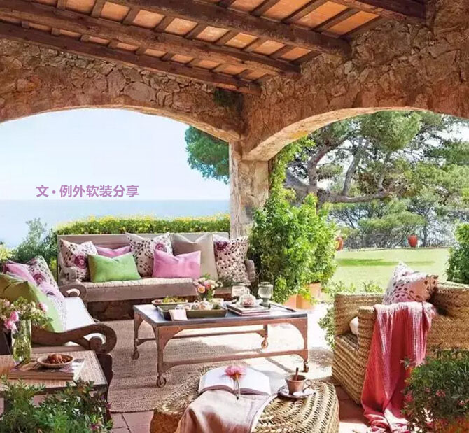 這樣的庭院美得像幅畫！