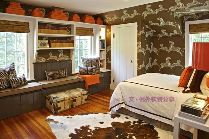 斑馬紋主題小屋， 體會奔放自由的味道-別墅設(shè)計,軟裝設(shè)計,室內(nèi)設(shè)計,豪宅設(shè)計,深圳例外軟裝設(shè)計公司