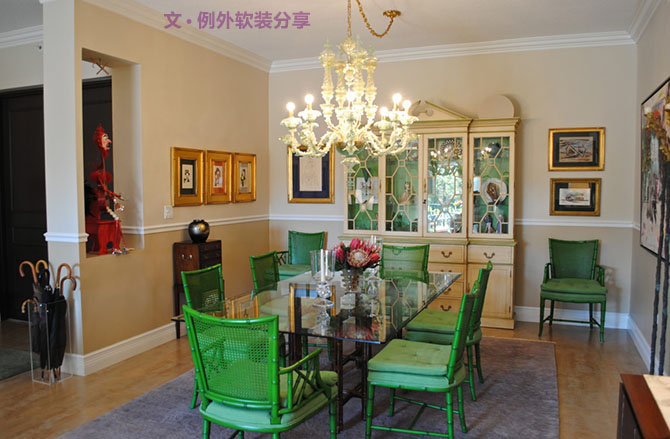 霸占視覺的綠色椅子【精選軟裝設(shè)計(jì)】-別墅設(shè)計(jì),軟裝設(shè)計(jì),室內(nèi)設(shè)計(jì),豪宅設(shè)計(jì),深圳例外軟裝設(shè)計(jì)公司