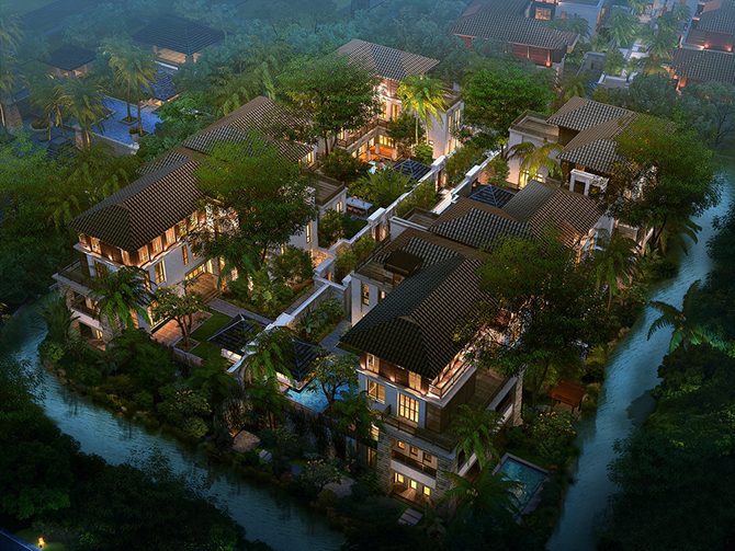 深圳萊蒙水榭山別墅軟裝設(shè)計新資訊