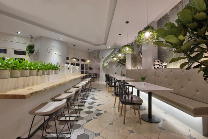 萌物當(dāng)?shù)?-臺灣胖達咖啡室內(nèi)設(shè)計之品牌升級