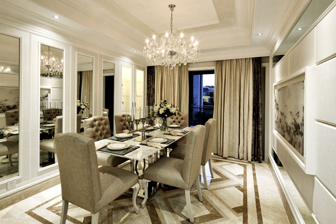 唯愛簡白--中信紅樹灣大宅軟裝設(shè)計