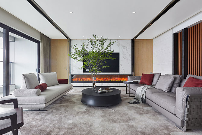 深圳華潤悅府別墅軟裝設(shè)計：以簡為美，以質(zhì)為雅