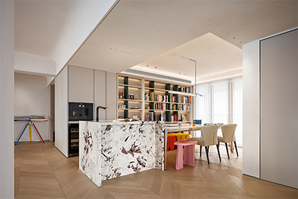 深圳灣210㎡多巴胺時(shí)尚個(gè)性家，藝術(shù)又自由！